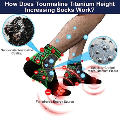 Titanium Ion Heightening Booster Socks