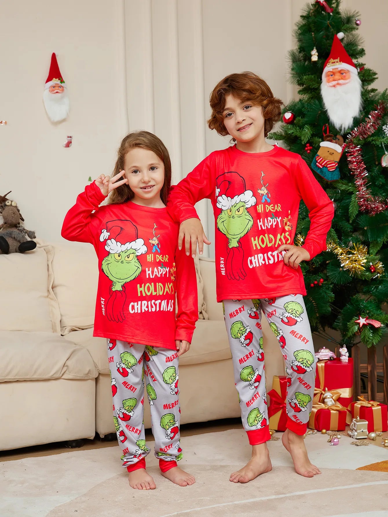Christmas Pajamas Family Set