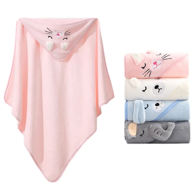 Newborn Hooded Towel Blanket