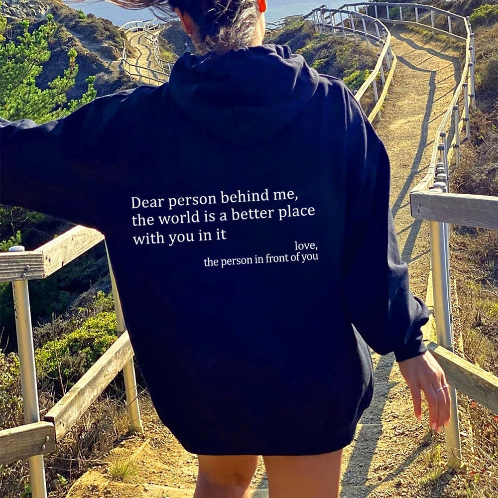 Unisex Printed Hoodie – Plush Kangaroo Pocket Drawstring Pullover