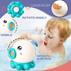 Octopus Fountain Bath Toy – Rotating Water Spray Toy for Kids