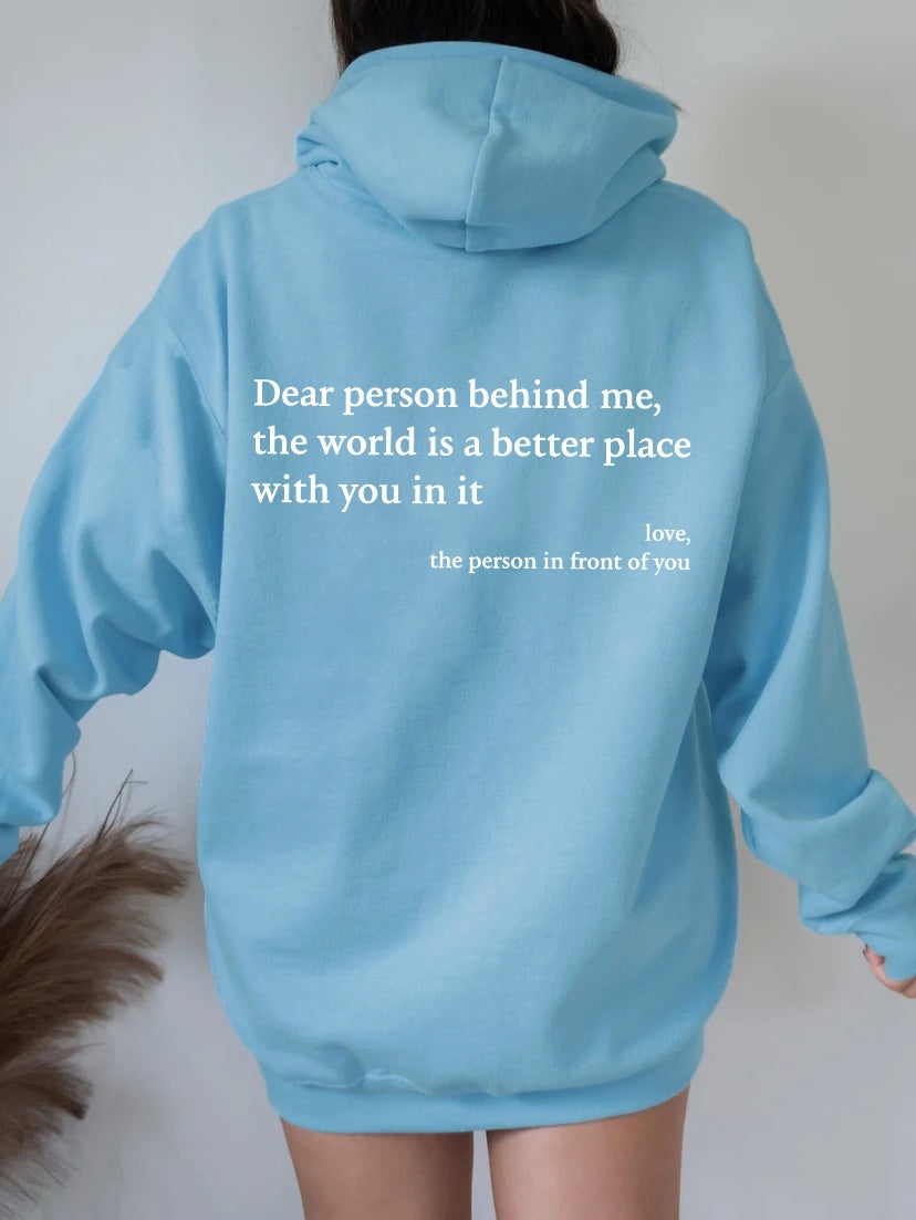 Unisex Printed Hoodie – Plush Kangaroo Pocket Drawstring Pullover
