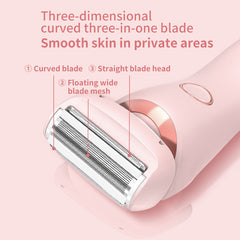 2-in-1 Women’s Electric Hair Removal Epilator – USB Rechargeable Shaver