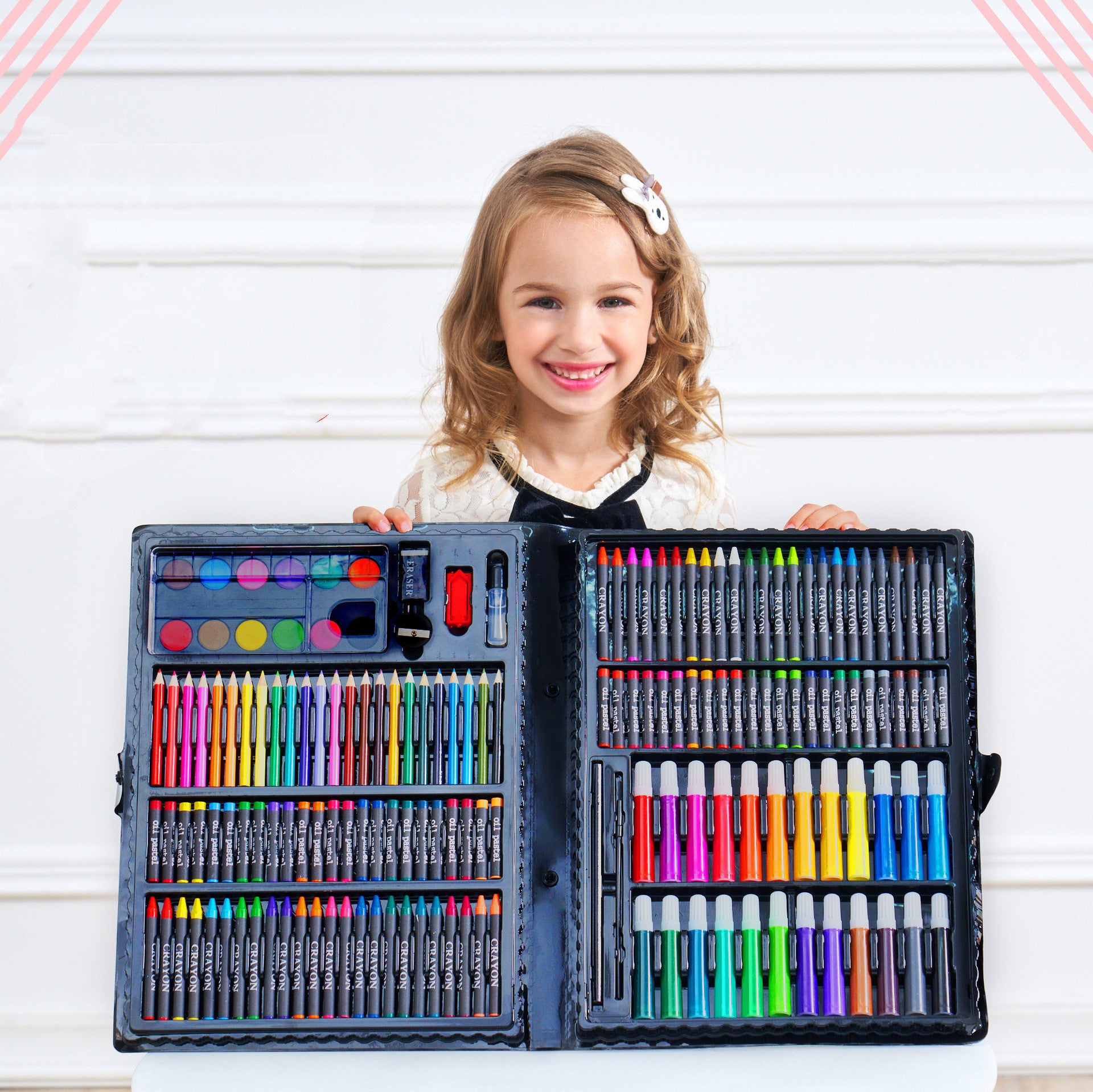 168-Piece Painting & Watercolor Pen Set for School & Art Supplies