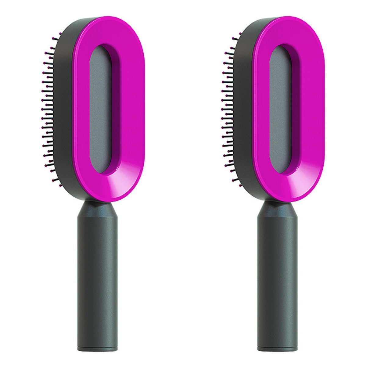 Self-Cleaning Hair Brush – Anti-Static Scalp Massage Detangling Comb