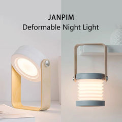 Foldable LED Night Light – Touch Dimmable Portable USB Lantern Lamp