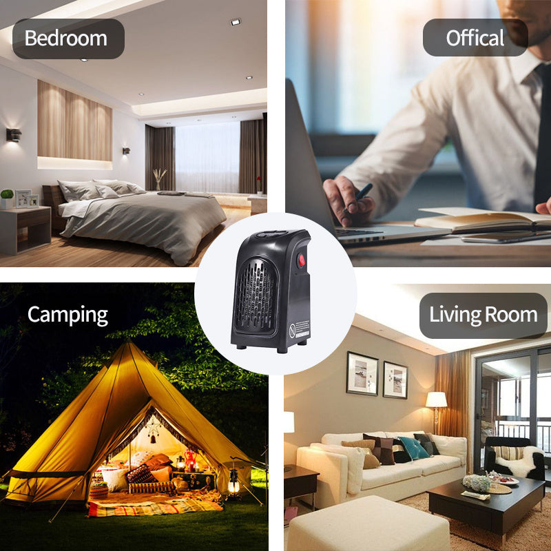 Mini Electric Air Heater Fan – Portable Ceramic Heater for Home & Office