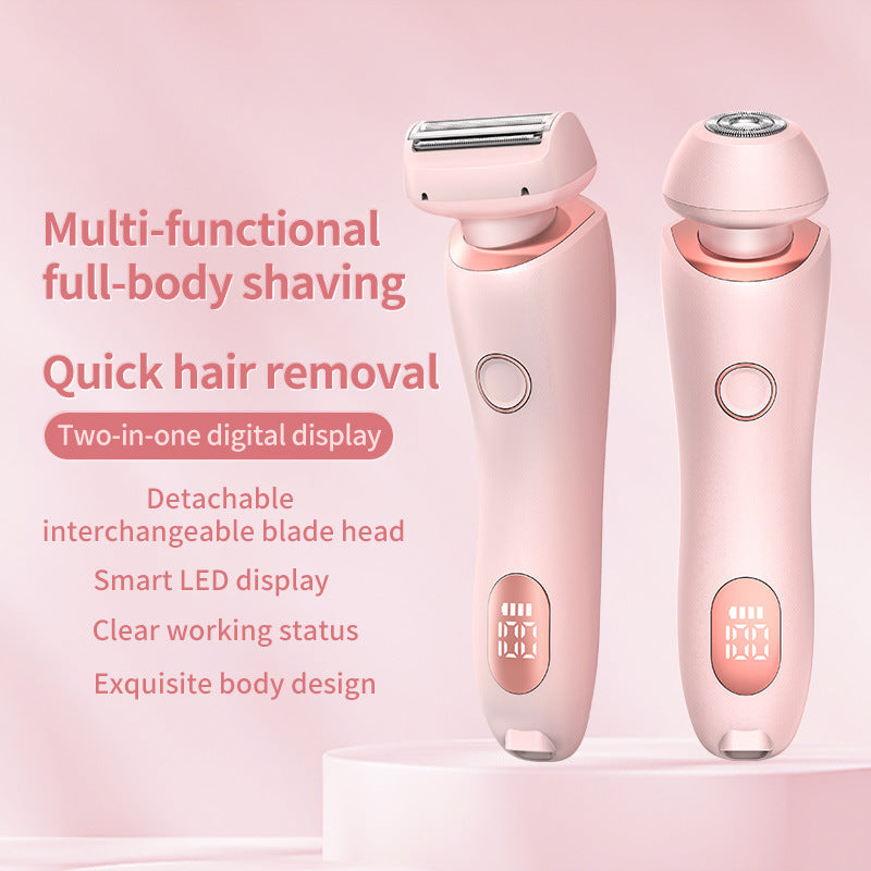 2-in-1 Women’s Electric Hair Removal Epilator – USB Rechargeable Shaver