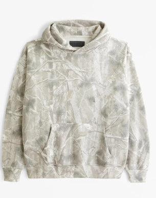Women’s Casual Floral Pocket Hoodie Top – Loose Fit Long Sleeve