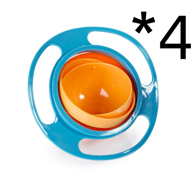 360° Rotate Spill-Proof Baby Bowl – Durable, Easy-to-Clean Dish