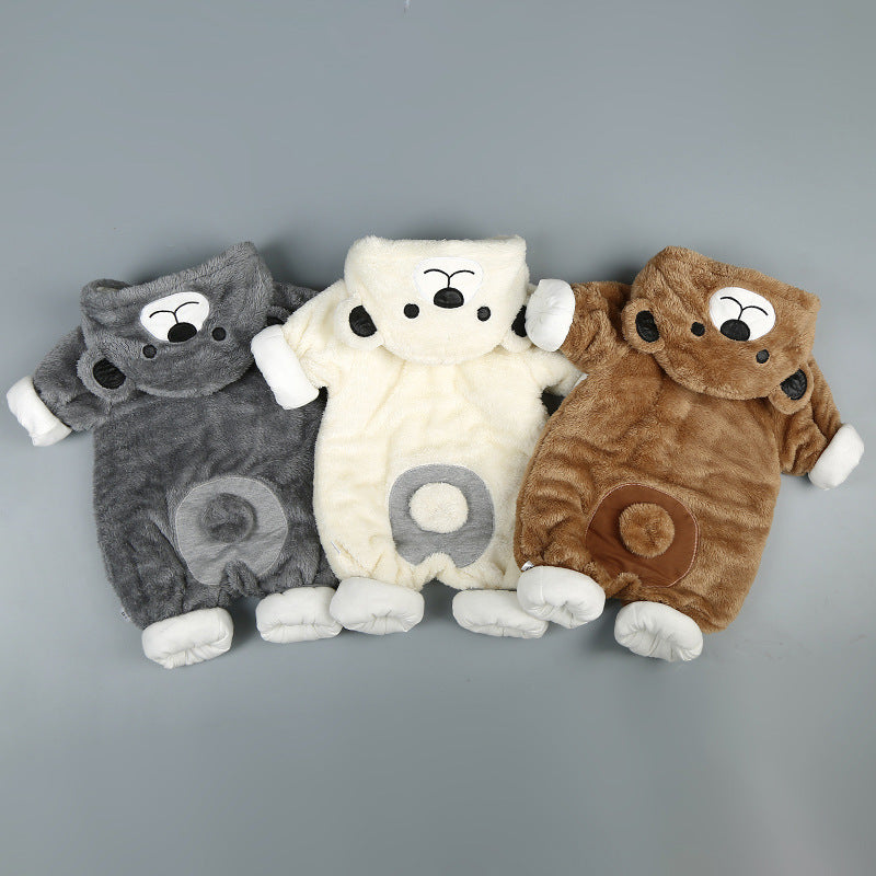 Baby Cotton Onesie – Soft Hooded Winter Romper for Infants 0-2 Years