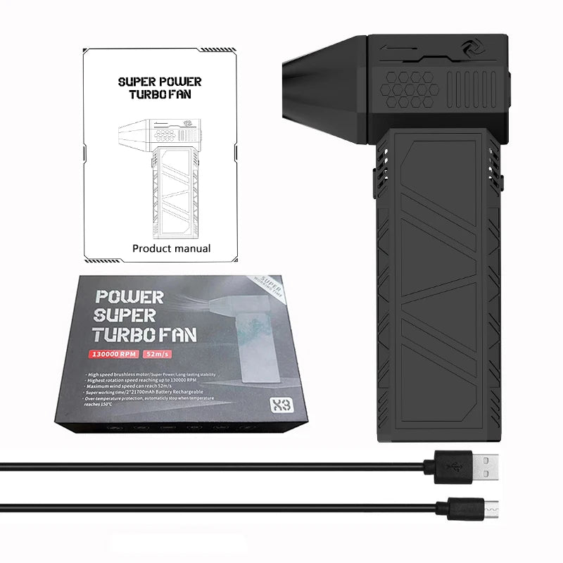 Handheld Turbo Jet Fan with Violent Air Blower