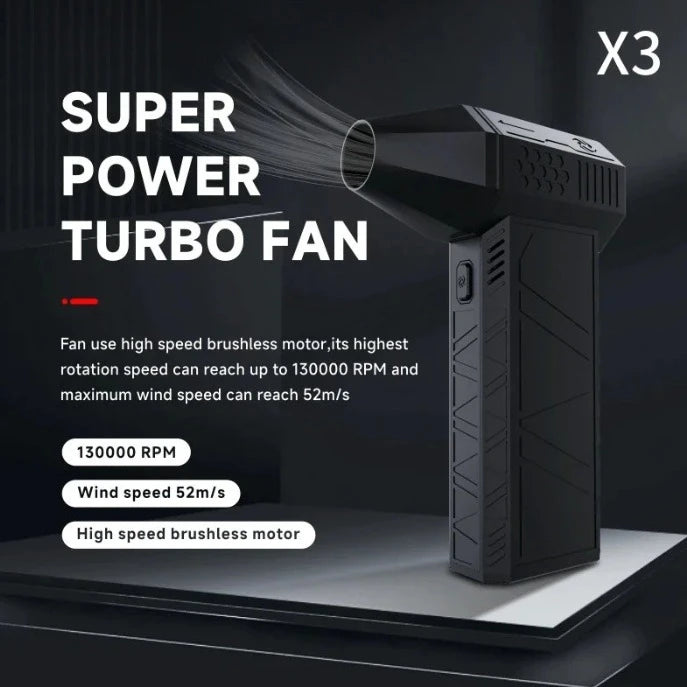 Handheld Turbo Jet Fan with Violent Air Blower
